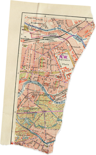 Scanned Weathered Map Scrap